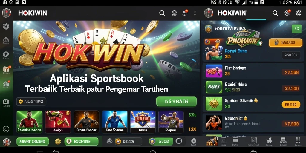 Tampilan HOKIWIN yang menarik saat melakukan taruhan olahraga.