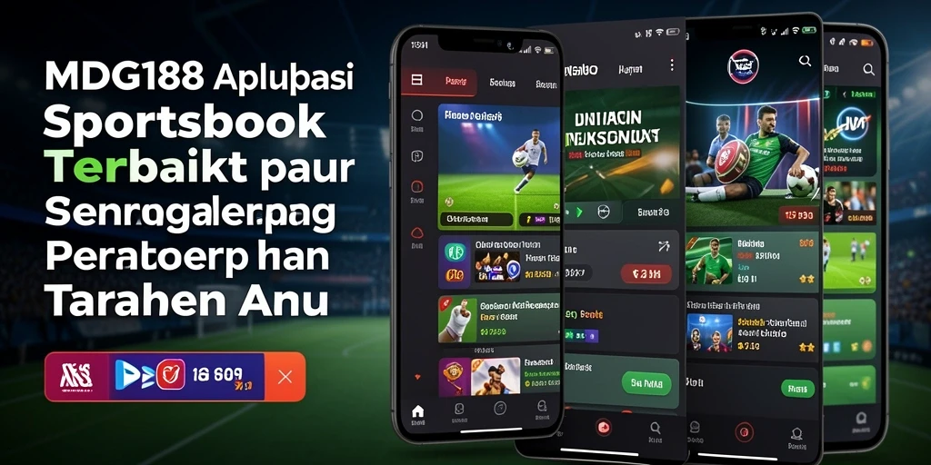 Screenshot gameplay MDG188 yang menunjukkan taruhan olahraga.