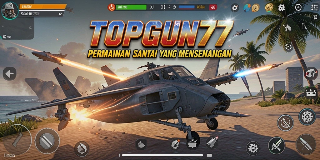 Tampilan gameplay menyenangkan dari TOPGUN77 yang cocok untuk bersantai.